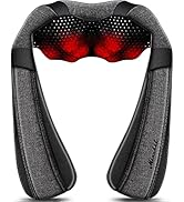 Back Massager Neck Massager with Heat, Neck and Back Massager, Shiatsu Shoulder Massager Gifts fo...