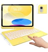 typecase Touch iPad A16 Case with Keyboard (11th Gen, 2025) and iPad 10th Gen (10.9", 2022) – 360...