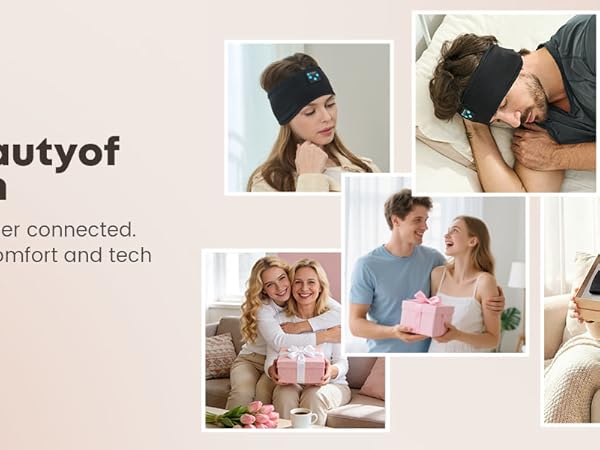 sleep headphones headband for sleeping headband headphones for side sleeper