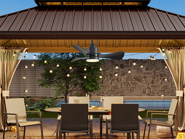gazebo fans outdoor hanging