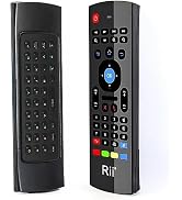 Rii MX3 Multifunction 2.4G Fly Mouse Mini Wireless Keyboard &amp; Infrared Remote Control &amp; 3-Gyro + ...