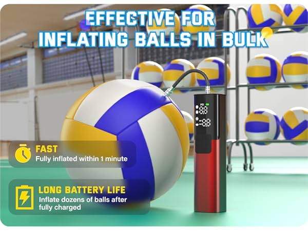 ball pump for sports ball