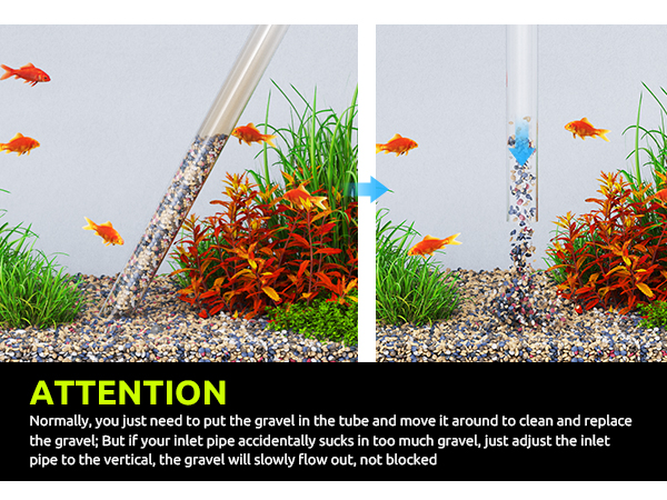 fish tank vacuum gravel cleaner