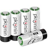PKUNIN 23A 12 Volt Battery Alkaline Ceiling Fan Remotes Batteries, Garage Door Openers Battery 5 ...