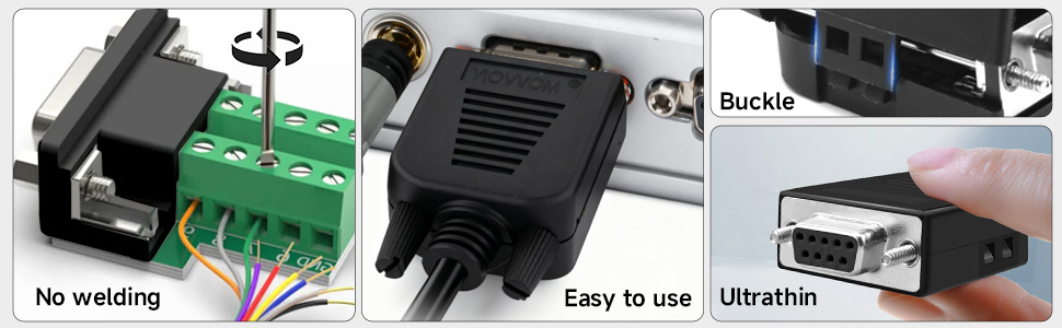 db9 rs-485 serial male rs232 9 pin male rs232 no solder male sub d connector 9-pin female