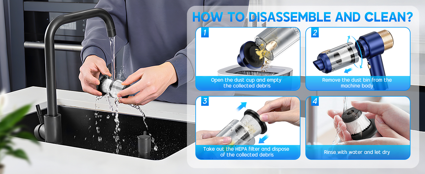 HOW TO DISASSEMBLE AND CLEAN?