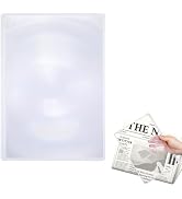 DOITOOL Large Magnifying Sheet for Reading, 3X Full A4 Page Magnifier (11.7" x 8.2"), Flat Fresne...