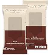 Swanky Leather Wipes - Leather Cleaner and Conditioner for Purses, Shoes, Furniture Polish & Car ...