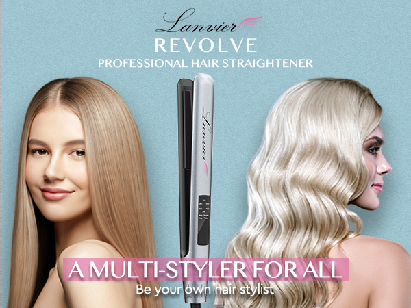straightening iron and curling iron