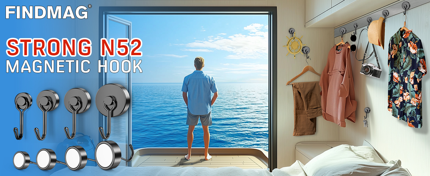 magnetic hooks for cruise cabins