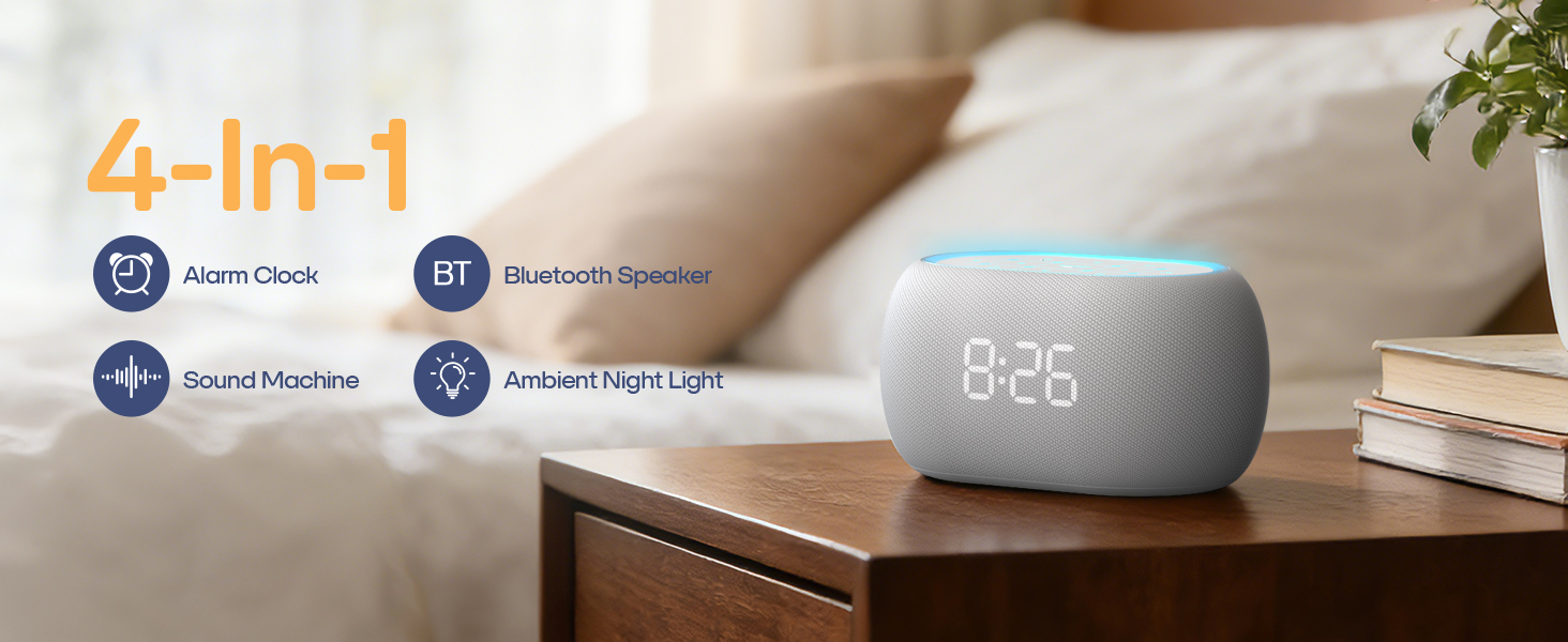 4 in 1 alarm clock