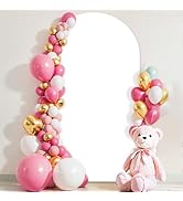 7.2FT Wedding Arch Cover Double Sided Spandex Fitted Arch Cover for Round Top Chiara Backdrop Sta...