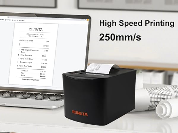 High Speed Printing 250mm/S receipt printer