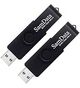 SamData 32GB USB Flash Drives 2 Pack 32GB Thumb Drives Memory Stick Jump Drive with LED Light for...