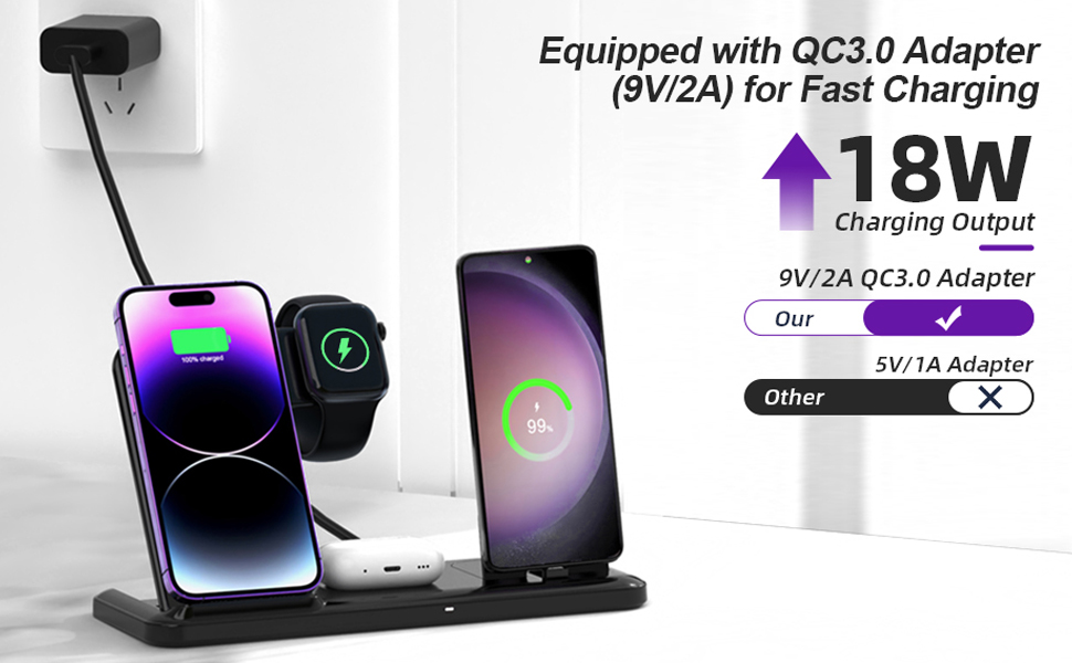 wireless charger station dock 3