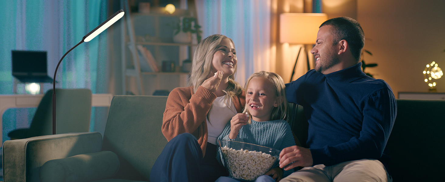 Bright Floor Lamp for Living Room 