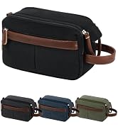 Vorspack Canvas Toiletry Bag for Men - Water Resistant Travel Bag for Toiletries, Bathroom Essent...