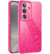 CUZMIGO Glitter Case for Samsung Galaxy S25 Plus, Cute Sparkly Bright Color Phone Cases for Women...