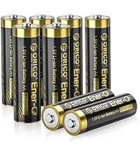 ORICO Ener-G Lithium-ion Battery Rechargeable AA Batteries with Tpye C Charging Cable 4-Pack Double ...