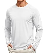 TACVASEN Men's Long Sleeve Shirts UPF 50+ Sun Protection Dry Fit Shirt Lightweight Workout Athlet...