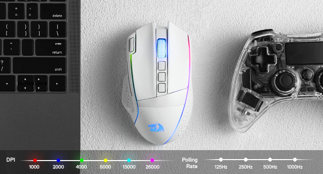 Ajustable 6 DPI Levels