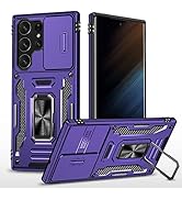 ANNGELAS for Samsung Galaxy S23 Ultra Phone Case, Shockproof Silicone TPU Bumper Anti-Fall Protec...