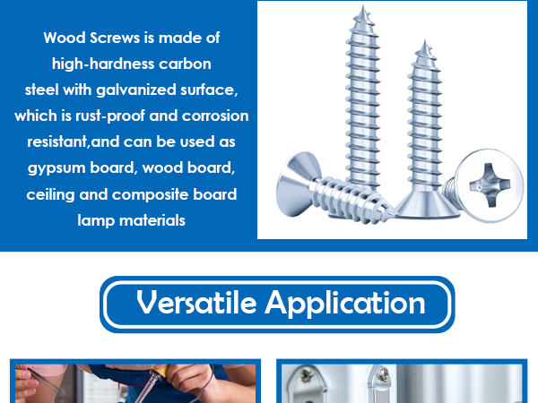 Nuts and Bolts with Wood Screws