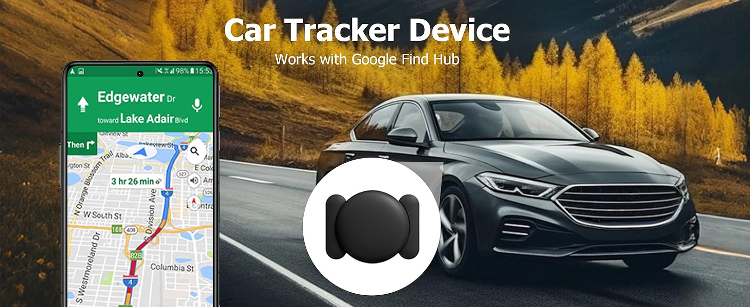 Car Tracker Device with Google Find Hub