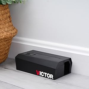 Victor Electronic Mouse Trap allows for no-see, no-touch disposal of rodents