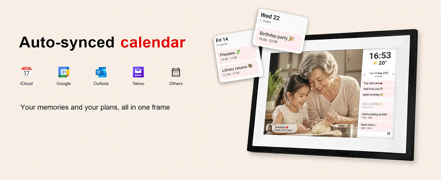 Auto-Synced Calendar