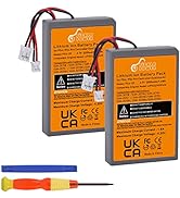 Pickle Power 2 Pack 2000mAh PS4 PS4Pro Battery Replacement for Sony Playstation 4 Dualshock 4 V1 ...
