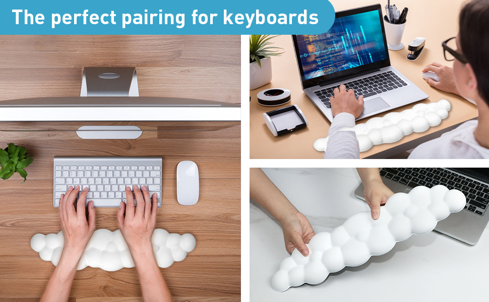 RUYEDE Cloud Wrist Rest Keyboard