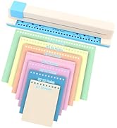 30 Hole Paper Punch, Portable Loose Leaf Paper Punch for Discbound Notebooks and Journaling Suppl...