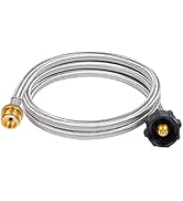 GASPRO 5 Feet Propane Adapter Hose for Blackstone Griddle, 1 lb to 20 lb Propane Hose Converts 1l...