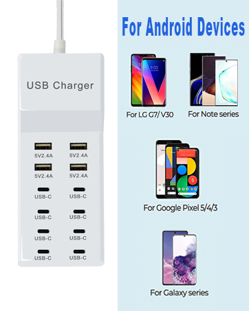 multiport usb charging station usb tower charging station multi phone charger station