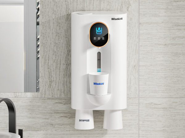  attach the mouthwash dispenser