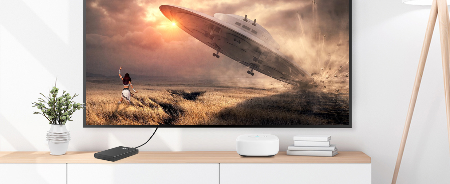 External Hard Drive Case equips with USB 3.0 data cable, 6Gbps