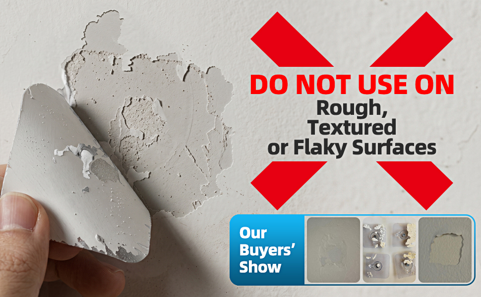 Utility hooks not applicable for rough surfaces