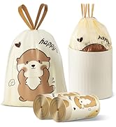 VOK 8 Gallon Trash Bags with Otters Printed, Drawstring Medium Garbage Bags, Tear-Resistant &amp; Odo...