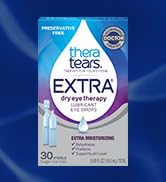 TheraTears Extra Dry Eye Therapy Lubricating Eye Drops for Dry Eyes, Preservative Free Eye Drops ...