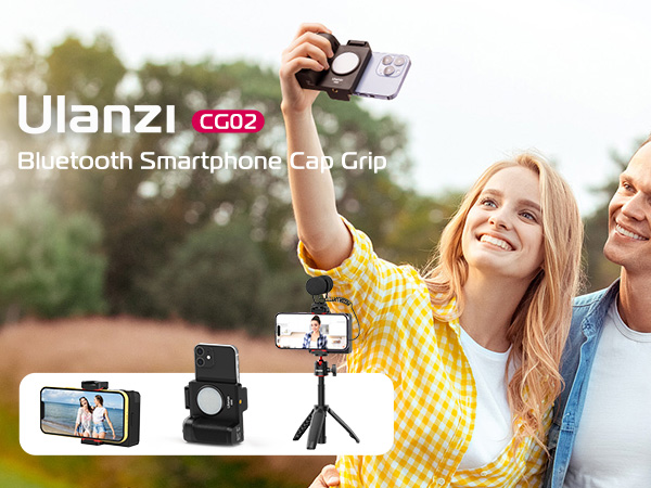 ULANZI CG02 Phone Tripod Mount with Remote Control