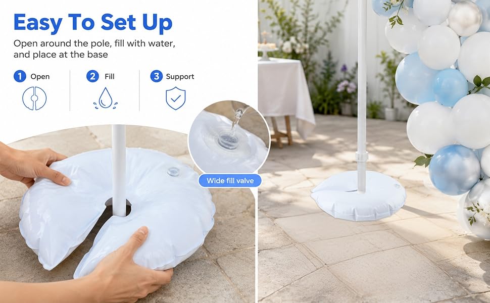Water Weight Bags for Balloon Column Stand and Arch