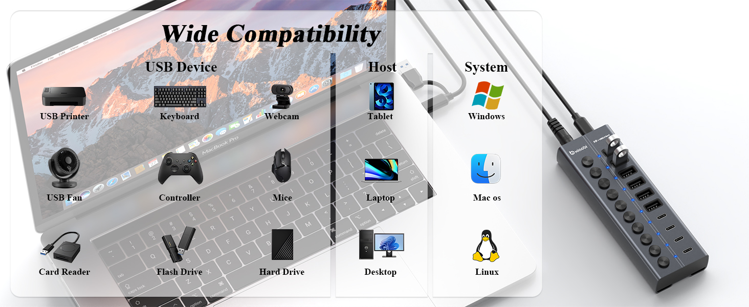 usb charging hub usb extender hub
