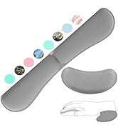 Zibly Ergonomic Gel Keyboard Wrist Rest & Mousepad Rests for Computer, Silky Memory Foam for Typi...
