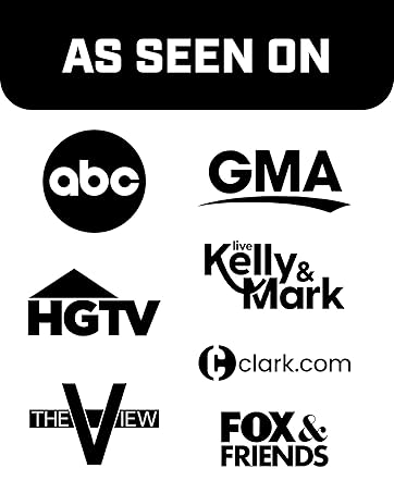 As seen on ABC, GMA, HGTV, Live with Kelly and Mark,Fox and Friends, The View and Clark dot com