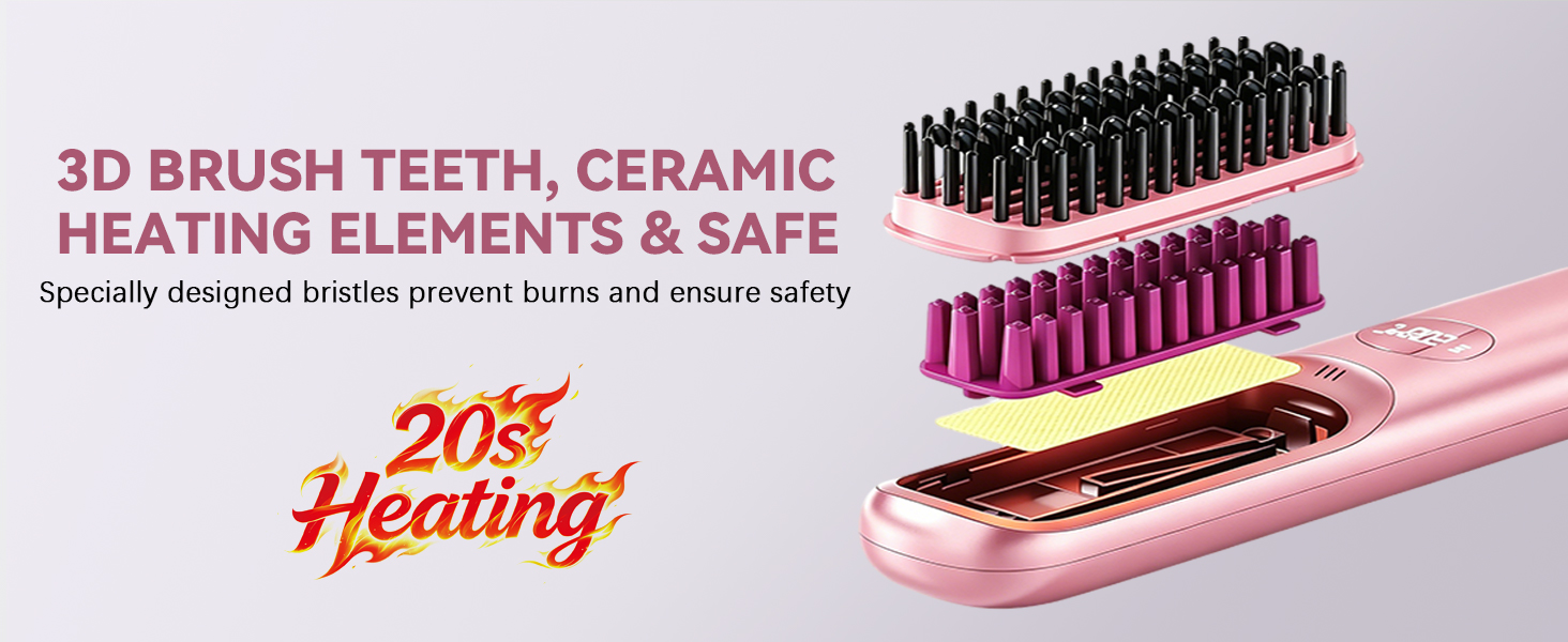 3D BRUSH TEETH, CERAMICHEATING ELEMENTS &amp;amp; SAFE