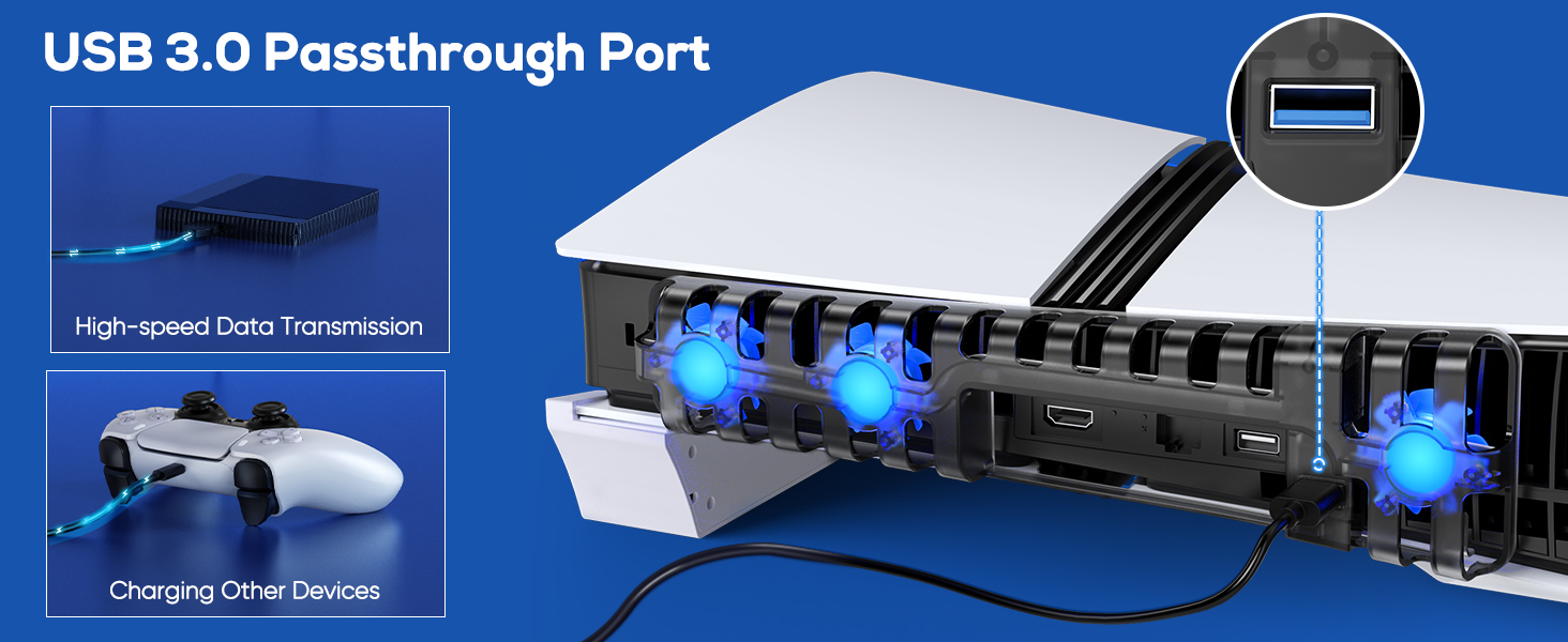 ps5 horizontal cooling station