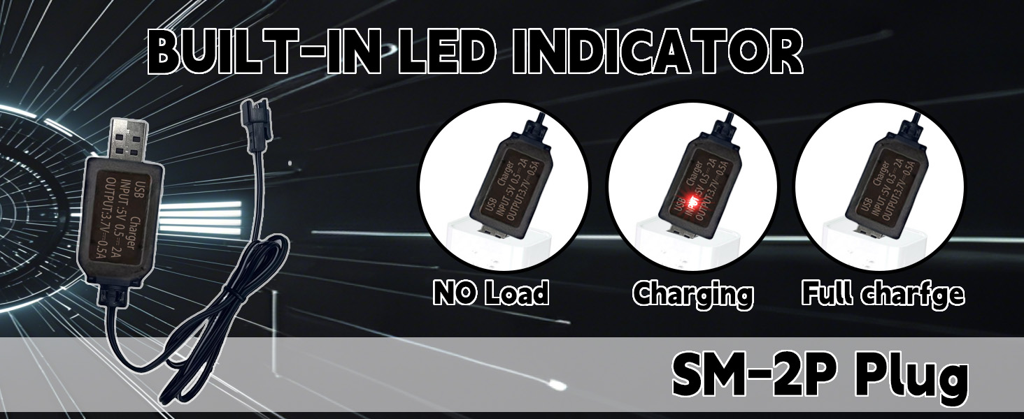 3.7V rechargerable battery 14500 battery RC car battery RC car charger 500ma