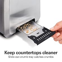 crumb tray