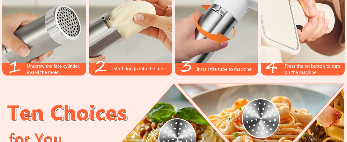 Household Handheld Wireless Electric Noodle Press